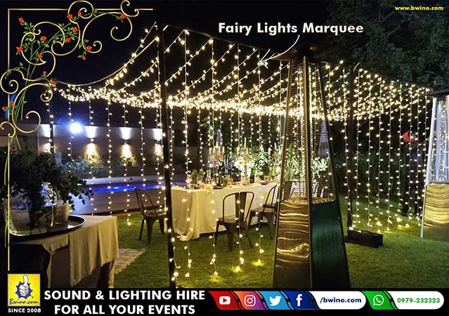 Fairy Light Marquee For Hire 18